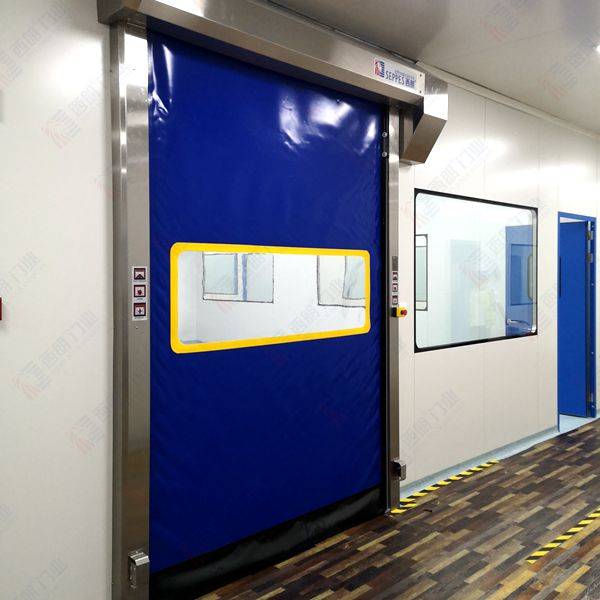 常州制药车间用不锈钢快速卷帘门插图2