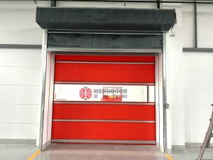 快速卷帘门+防火门双门组合