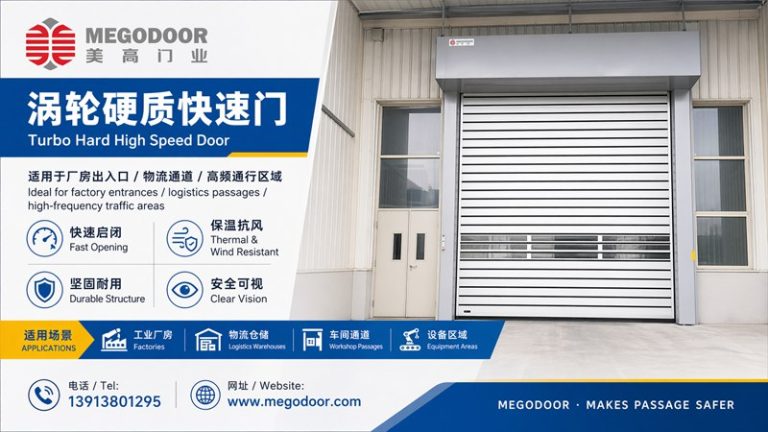 常州车间物流门怎么选？美高门业推荐涡轮硬质快速门缩略图