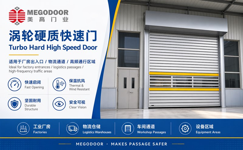 常州车间物流门怎么选？美高门业推荐涡轮硬质快速门插图