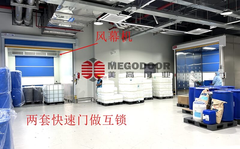 常州食品级厂房门防蚊虫妙招：快速卷帘门 + 双门互锁，打造更洁净生产环境插图1